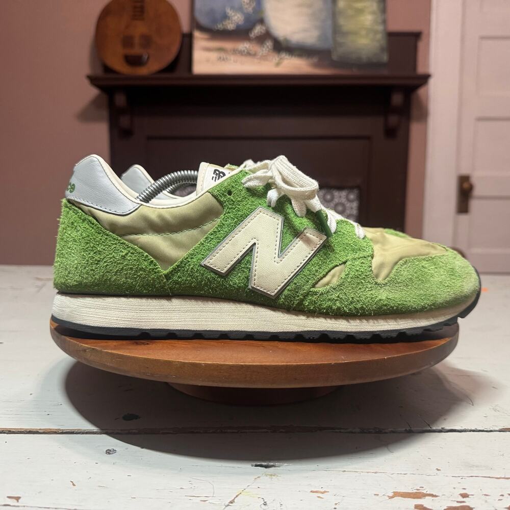 New Balance x J Crew Mens Size 12 "Green Grass" Sneaker Shoes